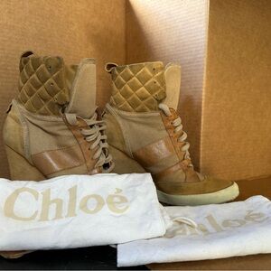Chloe Wedge Sneakers